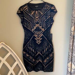 NWT express sequin mini dress